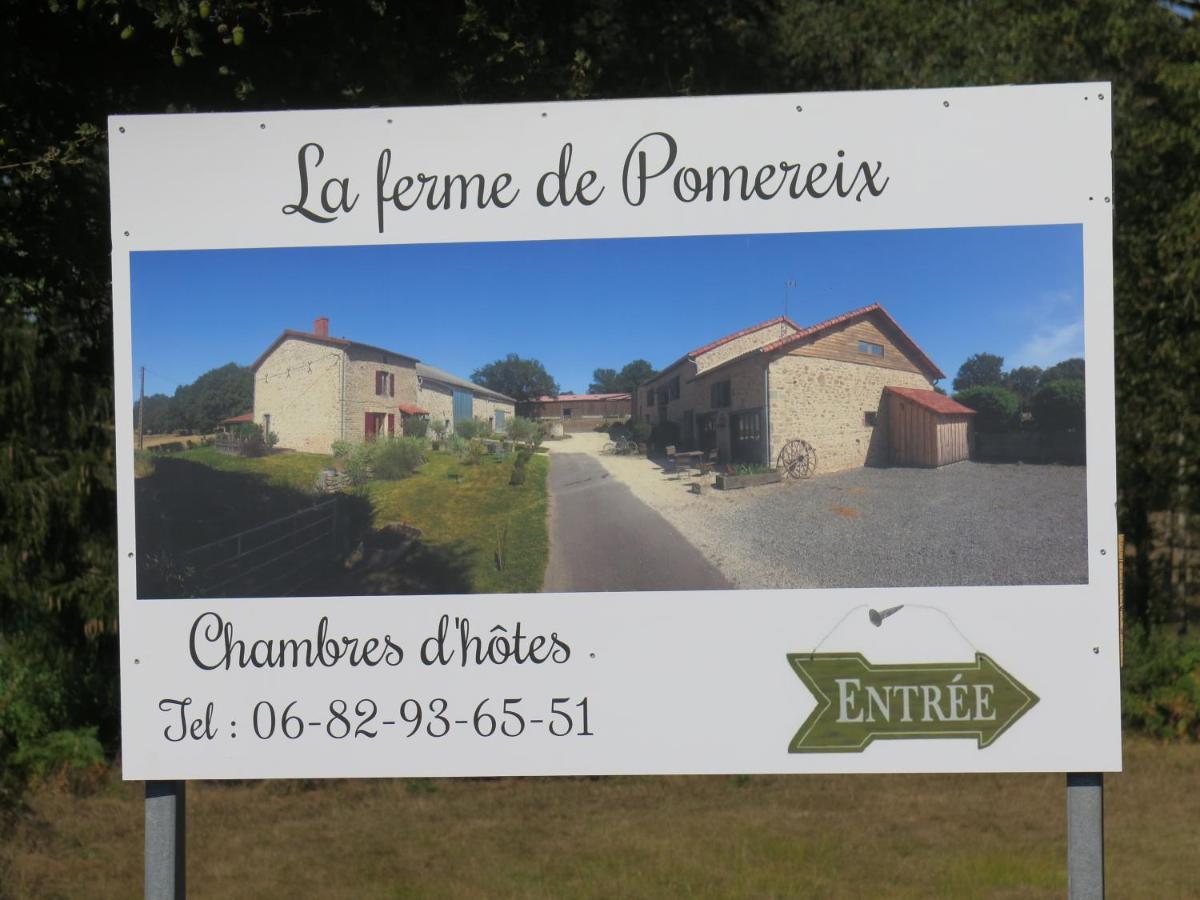 La Ferme de Pomereix Le Dorat Exterior foto